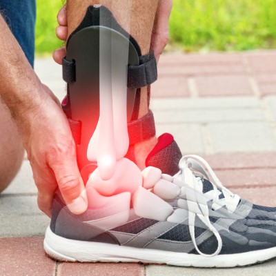 Chirurgie de la cheville, du tendon d'Achille, arthrose du pied